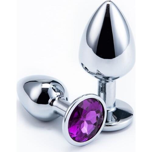 Toys for Adults Intimate Plug Anal Sex Metal Butt Plug Anal Bead Anus Dilator Anal Toys for Men/Women 3pcs/Set Small Medium Big