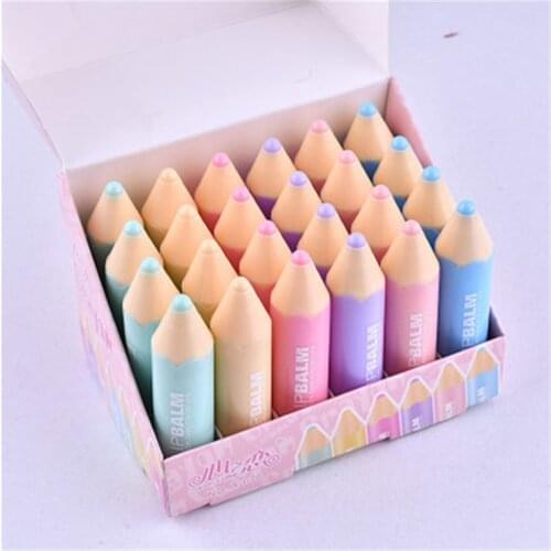 New Nutritious Moisturizer Lipstick Lip Balm Fantastic Crayons Funky Unisex Pencil Shaped Solid