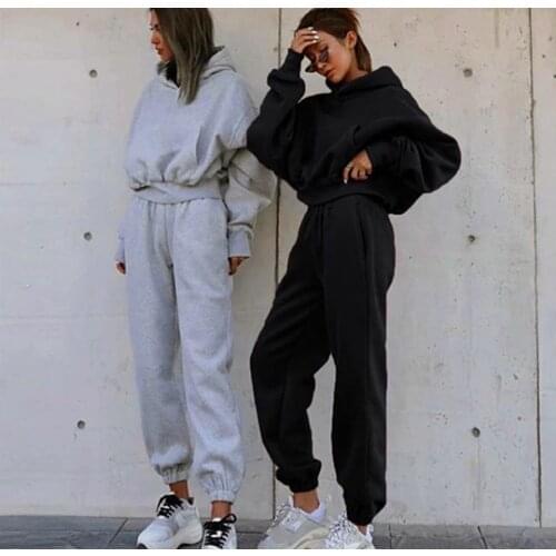 2021 new womens knitted breathable slim casual suit sports fitness suit