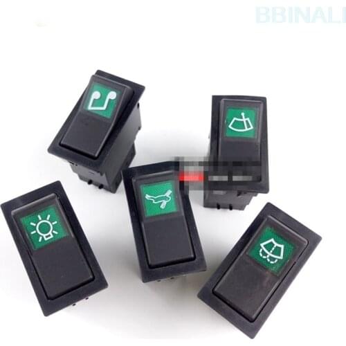 For Daewoo Doosan DH60 Volvo Excavator Armrest box wiper water spray headlight button switch button Excavator Accessories