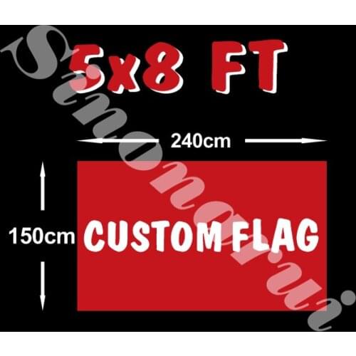 Custom Design 150*240cm 110D Polyester Any Logo All Color Royal Custom Banner