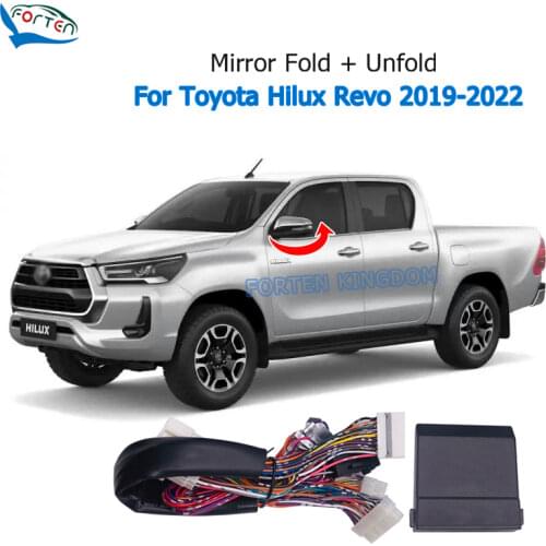 Forten Kingdom Car Side Auto Rear Mirror Folding System Module For Toyota Hilux Revo 2020-2021 Plug and Play