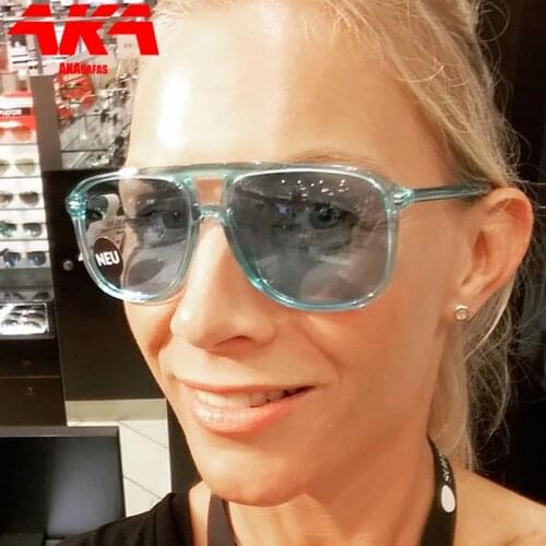 AKAgafas Candy Colors Sunglasses Women Ocean Lens Sun Glasses Personality Men Plastic Pilot Sun Glasses Vintage Lenses Oculos