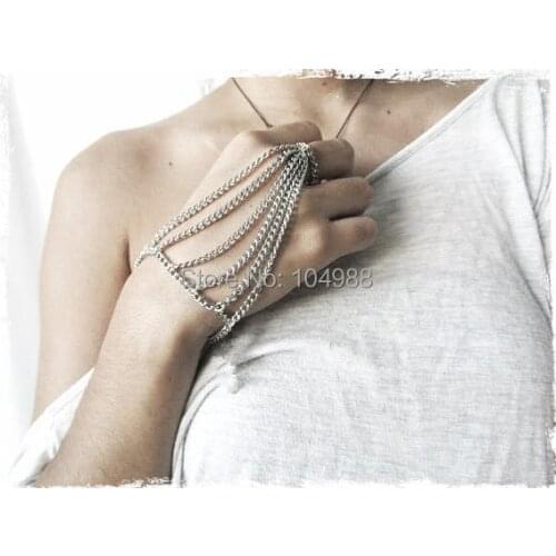 Style HE0014 Fashion Women Jewelry Gold/Silver/Gray Metal Bracelets Jewelry