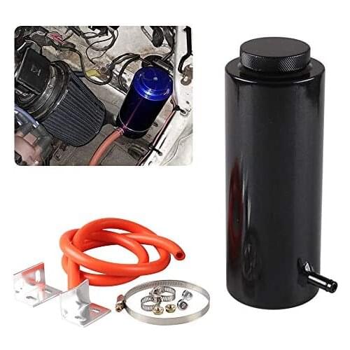 Universal car Radiator Coolant Tank 800ml Expansion Tank Overflow Oil Catch Tank Cooling Catch Bottle Reservoir Aluminum Billet