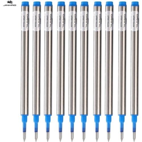 Jinhao 5pcs ink Blue Advanced Screw Refill Rollerball Pen New Suitable for a variety of high-level pen