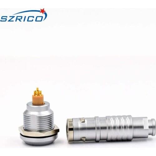 Factory supply M16 FGG EGG Waterproof Cable Connector 1K 7 pin Wire Male push pull Fast connector