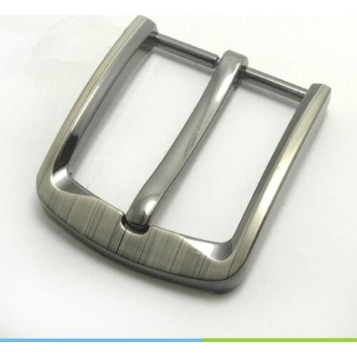 2pc40mm Width Metal Belt Buckles Brushed Pin Buckle Head for Mens Cowboy Hardware Accessories DIY Leather Craft Fit 38mm