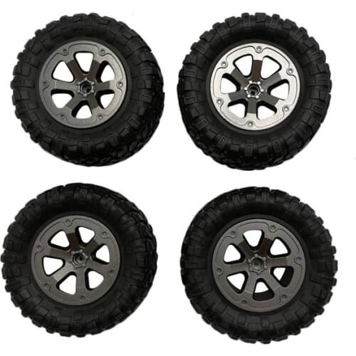 4Pcs Upgrade Track Wheels Spare Parts for 1/16 WPL B14 C24 Truck RC Car Upgrade Track Wheels Spare Parts RC Car Parts