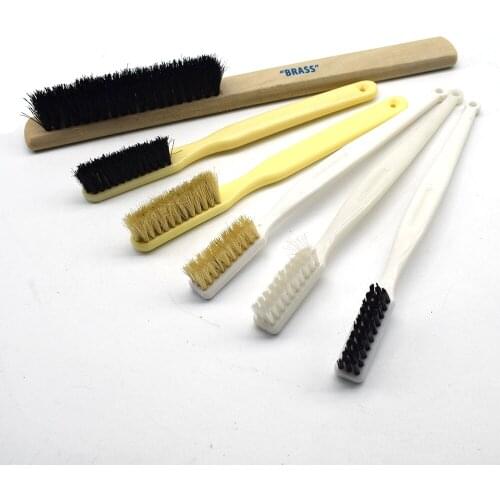 6pcs Nylon Bristle Wire Toothbrush Brush Cleaning Rust Remover Jewelry Polishing