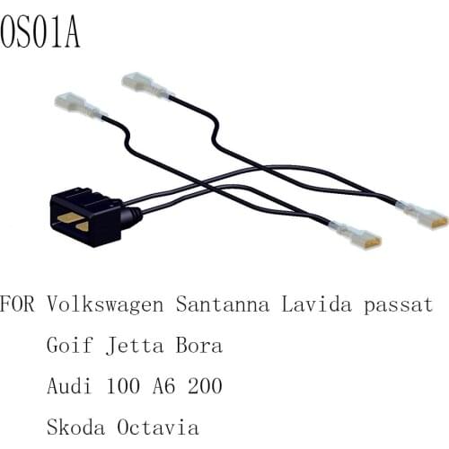 2Pcs Car Warning Sound Horn Electronics Accessories Speaker Connector Harness Adapters Wiring Cable Adaptor