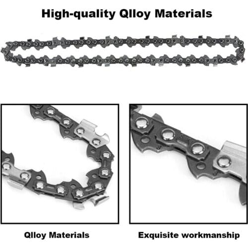 6Inch Mini Chainsaw Chain Bar Pitch Blade Wood Cutting Drive Links Replacement 18 Cutter 37 Connect Bar Chainsaw Spares