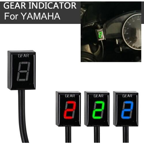1-6 Level Speed Gear Display Indicator Ecu Plug Mount For Yamaha xjr 1300 fjr 1300 FZ8 R1 FZ16 Fz1 MT03 R6 Xj6 XV1900 XVS 1100