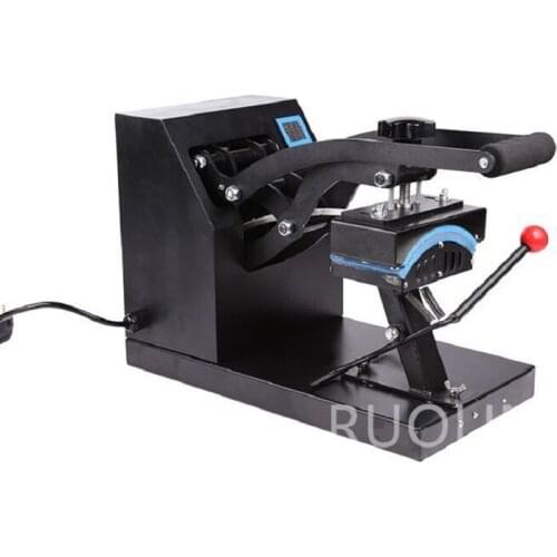 [UECA Free Shipping] CP2815 Heat Press Transfer Machine 7" x 3.5" Digital Clamshell Durable Sublimation Printer for Hats Caps