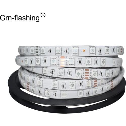 DC24V Waterproof LED Strip 5050 fiexible light 60Led/m,5m/lot ,White,Warm white,Red,Green,Blue,RGB,led tape rope light