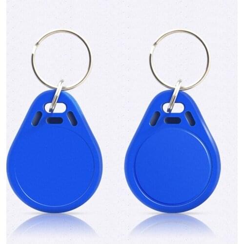 13.56MHz FM1108 IC M1 Keyfobs Tags Access Control RFID Key Finder Card Token Attendance Management Keychain PVC Waterproof