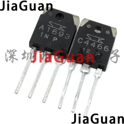 2pairs High power diode triode Sanken 2SA1693 2SC4466 TO-3P Audio Power Amplifier tube New HIFI amplifier SK C4466 A1693