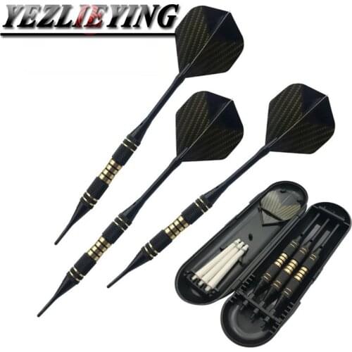 3pcs / Set of Professional Darts 18g Soft Tip Game Electronic Shanks For Darts outdoor Flights Sports Dartboard