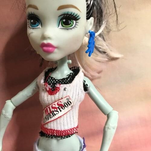 30cm doll bratz doll Monster High School Doll Clothes Skirt Suit Replacement Play Clothes