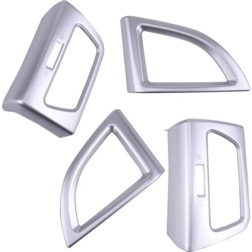 4pcs ABS Chrome Car Front Air Condition AC Vent Outlet Trim Cover Moulding Fit for Honda CRV 2012 2013 2014 2015 2016