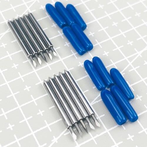 60 Degree 10pcs Plotter Blade Vinyl Cutter Offset Replacement Knife for Cricut Roland Milling Cutter Engraving Hand Tool