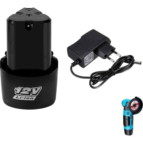 12V Battery Packs Rechargeable Li-ion Batteries for Mini Angle Grinder Electric Screwdriver Electric drill EU Plug