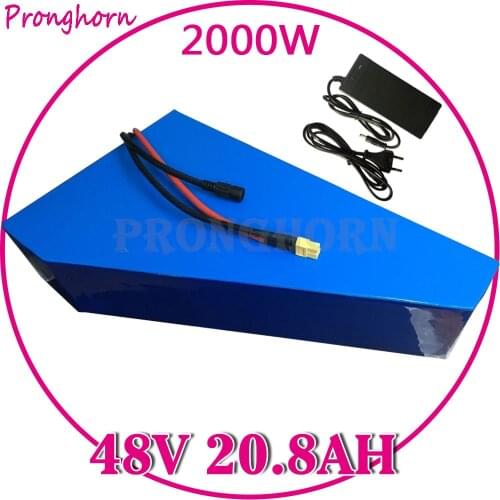 Free Customs Fee 48V 2000W Lithium Battery 48V 20AH Ebike Battery 48 V 20AH Electric Bike Battery with Free Bag+ 50A BMS Charger