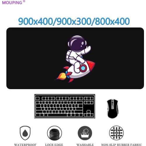 Large mouse pad anime mousepad gamer Computer mat Pc gamers accessoriesr keyboards Carpets pink rubbe black deskmat DropShipping