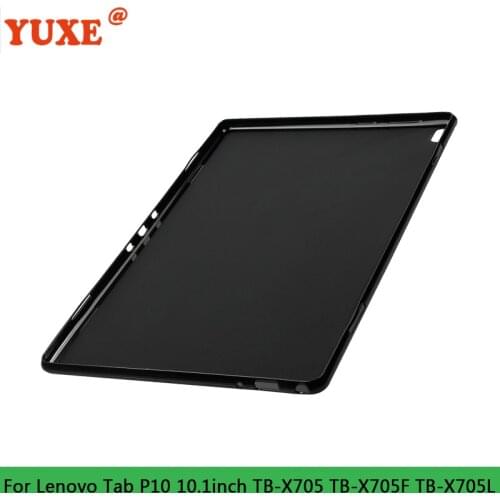 Tablet Case For Lenovo Tab P10 10.1" TB-X705 TB-X705F TB-X705L 10.1 inch Funda Back TPU Silicone Anti-Drop Cover