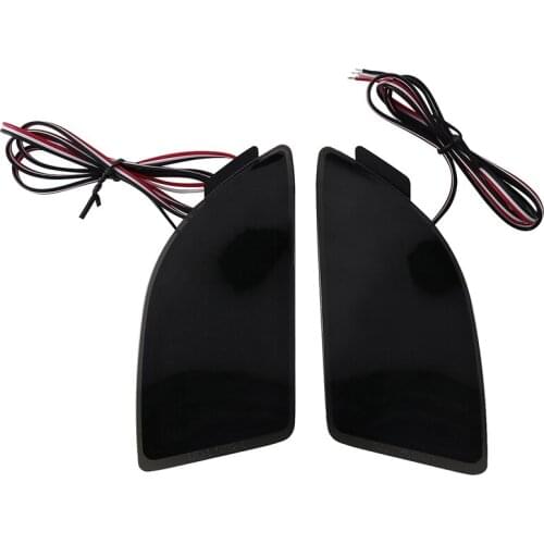 Black LED Rear Bumper Reflector Tail Brake Stop Light for Mazda 3 Axela BM BL 5D Hatchback