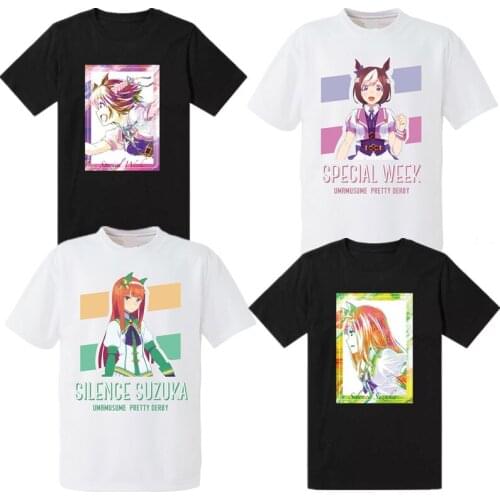 UMA Musume pretty Derby Cosplay T-shirt, summer T-shirt, special cartoon week, Suzuka, Donghai, fashion animation