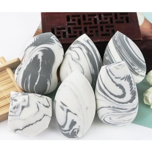 Makeup Sponge Marbling Water-drop Shape Foundation Concealer Sponge Mix Powder Cosmetic Puff Make Up Blender