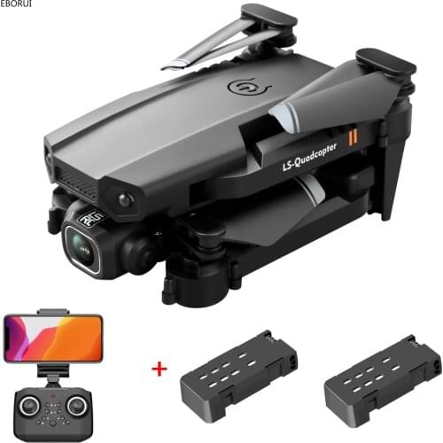 LSRC XT6 + 2pcs Batteries Mini RC Drone 4K/1080P HD Dual Cameras Altitude Hold Mode Foldable RC Drone Quadcopter RTF for Kids