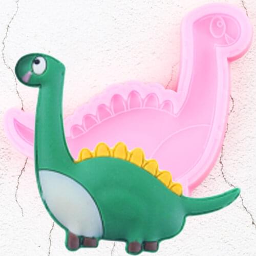 Cartoon Animals Dinosaur Silicone Molds Cookie Baking Candy Chocolate Gumpaste Mould Baby Birthday Fondant Cake Decorating Tools