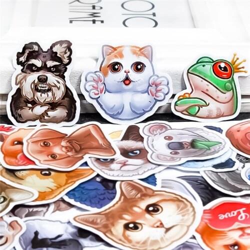 35pcs cute My Naughty Cats animal Diy Mini Paper Sticker Diary Album Scrapbooking Decoration Sticker Kawaii Stationery