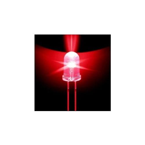 Wholesale 100 pcs 5mm Round Red Super bright emitting diode LED Light 5000MCD
