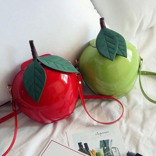 Original Apple Shape Single Shoulder Cute Bag Coin Purse Girls Crossbody Handbag Hot Fashion