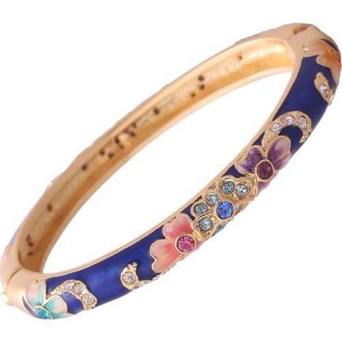 Foreigner gifts wholesale cloisonne bracelet gold plated bracelet features jewelry, Japan and South Korea adorn article