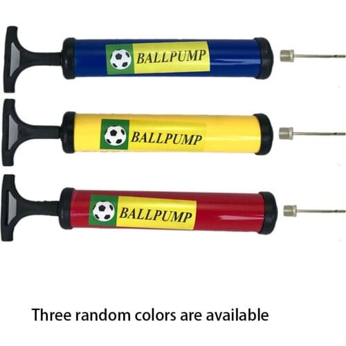 Portable Ball Hand Pump Manual Air Inflator Football Basketball Dodgeball Mini Air Pump Color Random