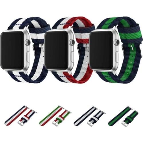 Nylon Strap for Apple Watch Band 42mm 40mm for Iwatch 5 Band 44mm 38mm Bracelet for Apple Watch Series 4 3 2 1