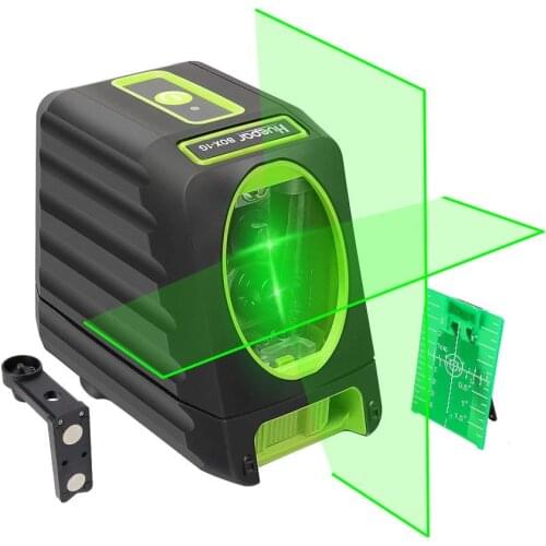Hot selling 2 line Cross line green Laser Level BOX-1G , 2 line green Beam Self leveling Laser Level