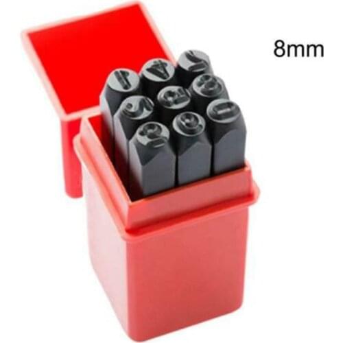 Number Stamping Punch Steel Die Letter&Digital Punch Stamp Pressing Kit For DIY Metal Belt Leather Craft Tool
