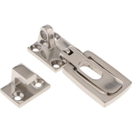 Heavy Duty Lockable Hasp/Hold Down Hatch Clamp Anti-Rattle Latch