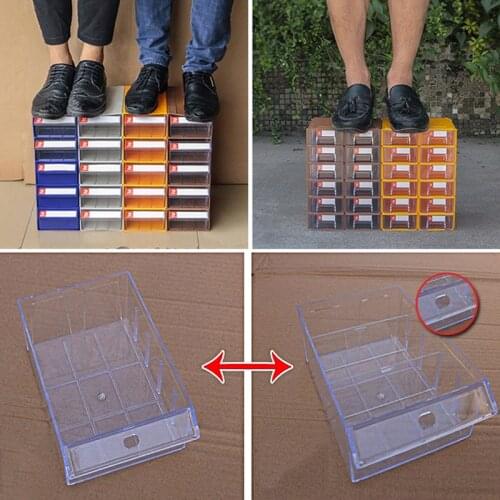 Thick Plastic Parts Cabinet Combined Drawer Component Boxes Building Block Material Box Home Storage Boxes Supplies