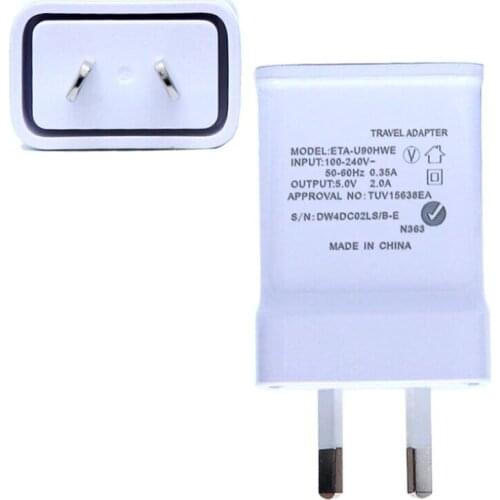 High Quality 5V 2A Adaptive Fast Charging Charger Adapter AU plug for Samsung s6 s7 S8 Plus edge no logo 9V 1.67A 50pcs/lot