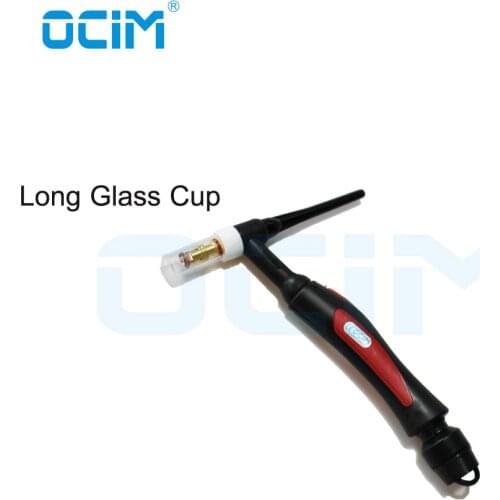 WP17 18 26Tig Torch Head With Glass Nozzle
