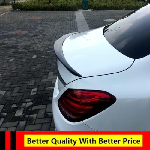 For Mercedes Benz W205 C-class 2014 2015 2016 2017 2018 2019 Rear Spoiler ABS Material Primer Color Car Tail Wing Decoration