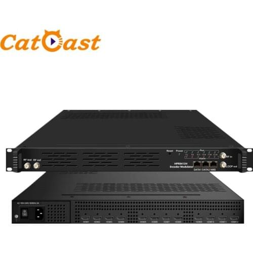 12 HDMI Encoder DVB-C DVB-T Modulator Factory Price Encoder Modulator All in One Device