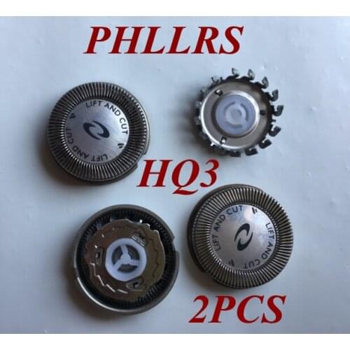 2PCS HQ3 replace head razor blade for philips hq4 hq55 hq56 electric shaver HQ300 HQ302 HQ304 HQ320 HQ322 HQ340 HQ342 HQ360