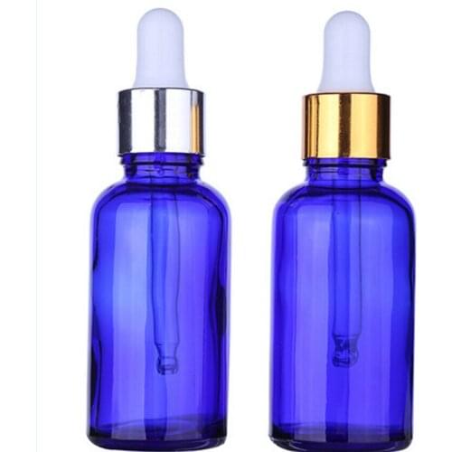 30ml Empty Cobalt Blue Glass Essential Oil Bottle With Dropper 1oz Empty Blue Glass Container 200pcs